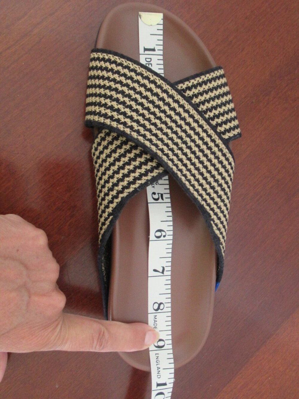 New Rothy’s The Weekend Slide Sandals Women’s Sz 6 M In Box Display Shoe - Picture 6 of 11